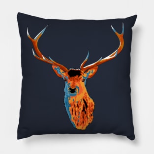 realistic reindeer Pillow