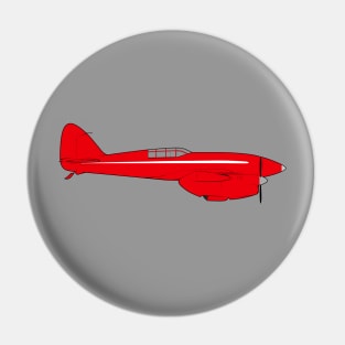 de Havilland DH.88 Comet - Grosvenor House - Classic Air Race Airplane Pin