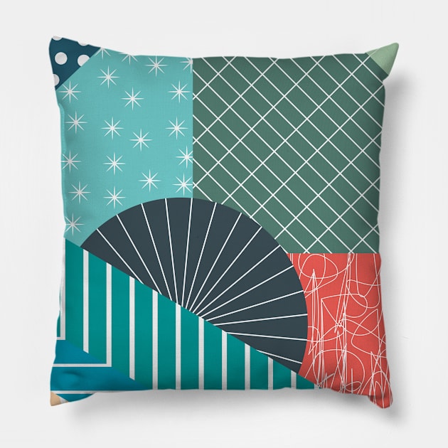 Fan Pillow by Tangerine Dusk