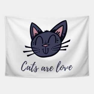 Cats are love Tapestry