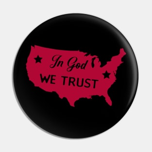 In God We Trust Pin