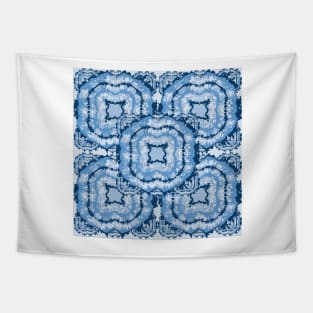 Shibori Embossed Tie Dye Mandala Tapestry