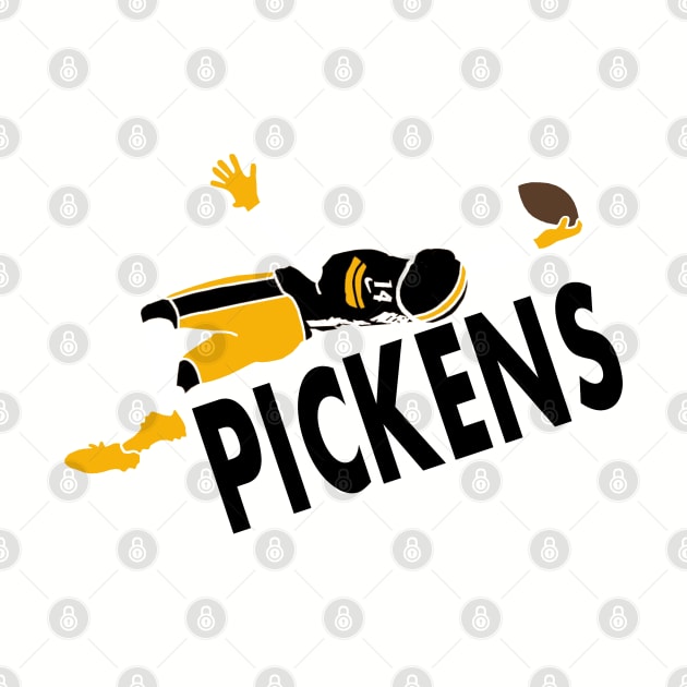 Pickens 14, Pittsburgh Football design by FanSwagUnltd