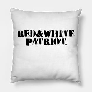 Red & White Patriot Pillow