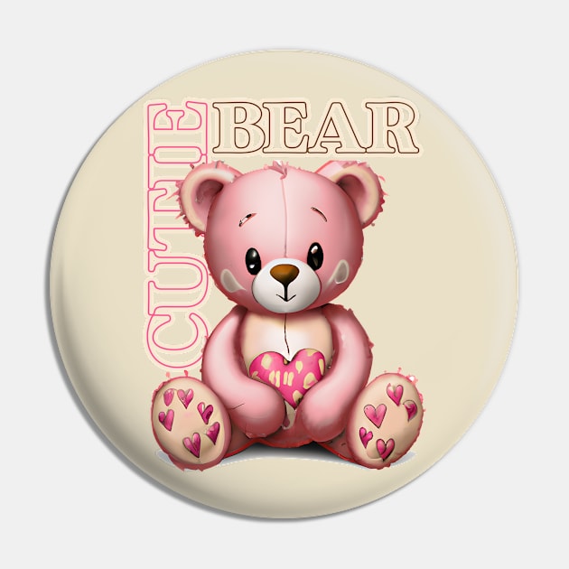 CUTIE BEAR Pin by ALEGNA CREATES