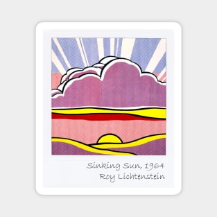 Roy Lichtenstein - Sinking Sun 1964 Magnet