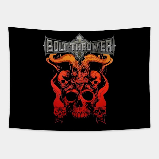 BOLT THROWER MERCH VTG Tapestry by StuckFindings