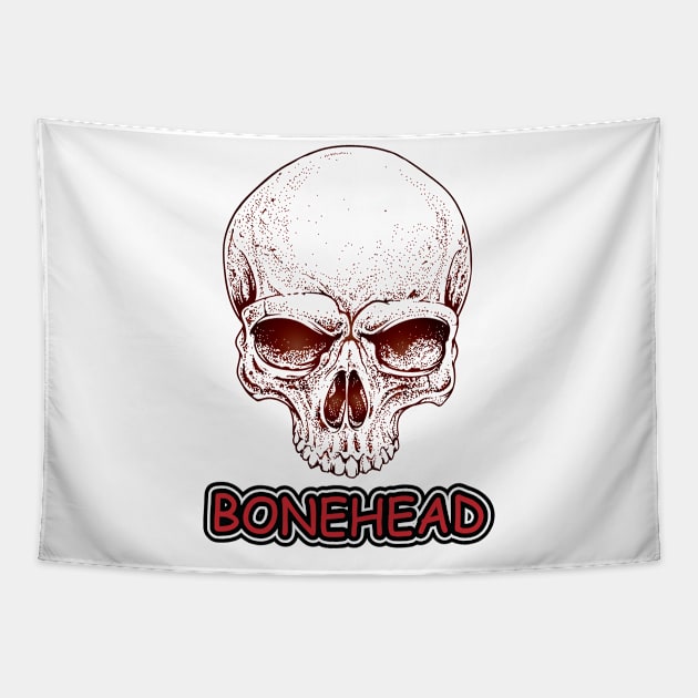 Bonehead Tapestry by Whimsical Thinker