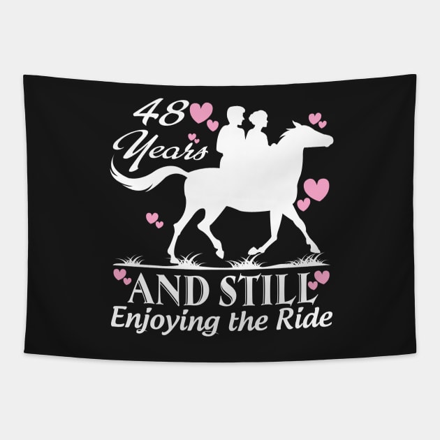 48 years and still enjoying the ride Tapestry by rigobertoterry