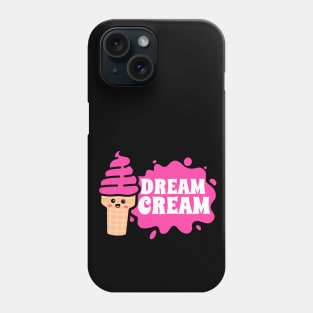 Ice Cream Cone Kawaii Cute Face Phone Case