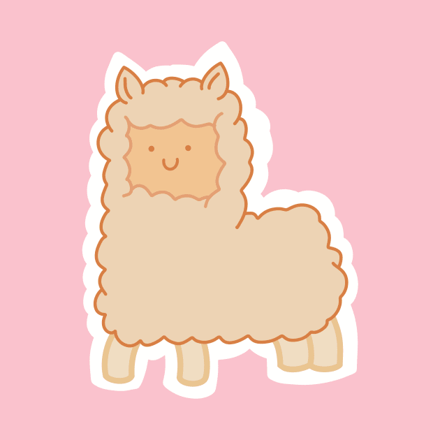 Happy Alpaca by kawaiioki