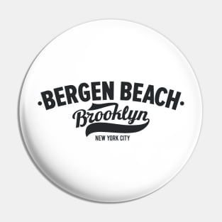 Bergen Beach Logo - Brooklyn, NY Apparel Pin