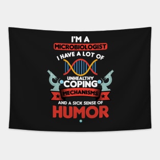 Funny Microbilogist Student Gift Tapestry