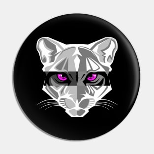 Wild Magenta Eyes Pin