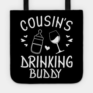 Milk & Wine Cousin's Drinking Buddy Happy Mother Father Day Tote