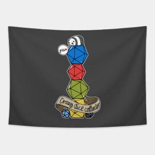  Pen and paper crazy dice collector Tapestry