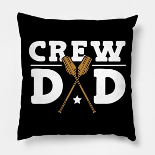 Crew Dad Rowing Dad Pillow