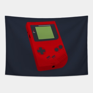 Retro Handheld Red Tapestry