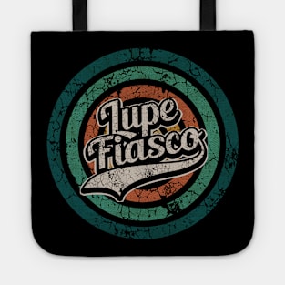 Lupe Fiasco // Retro Circle Crack Vintage Tote