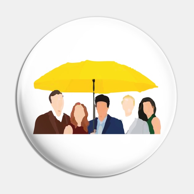 Yellow Umbrella Pin by We Love Gifts