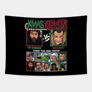 Xmas Fighter - Die Hard Tapestry