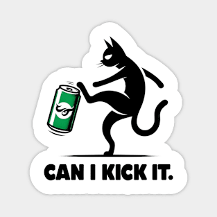 can i kick it - cats Magnet