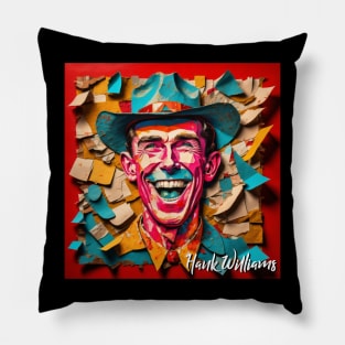 Hank Williams // Paper Art Pillow