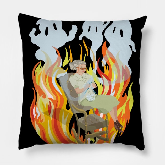 Where Do Ghosts Come From? Pillow by BullShirtCo