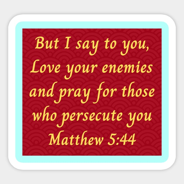 matthew bible verses about love