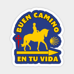 Horseback Camino de Santiago Buen Camino En Tu Vida Magnet