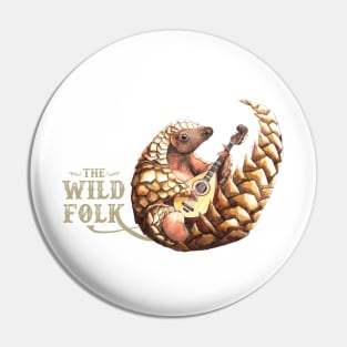 The Wilf Folk - Pangolin on Mandolin Pin