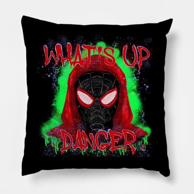 What’s Up Danger Pillow by CrazyPencilComics