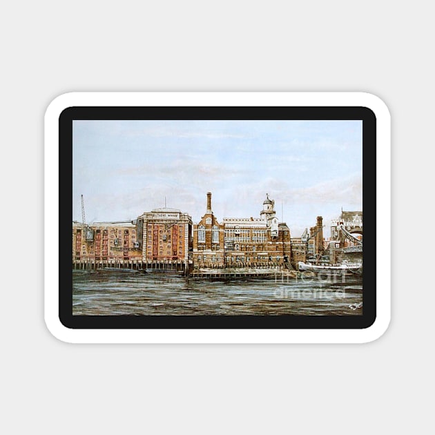 BUTLERS WHARF, BERMONDSEY LONDON Magnet by MackenzieTar