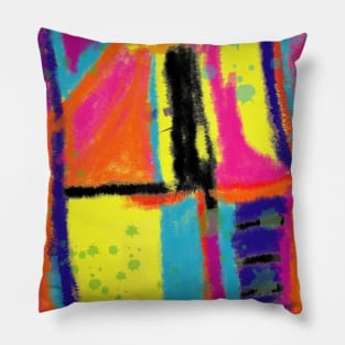 Abstract Digital Art Pillow