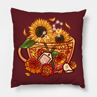 Leo Zodiac Teacup Pillow