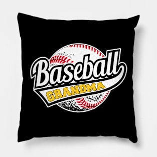 baseball nana proud grandma baseball granny baseball women Pillow