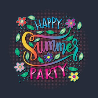 Summer party card. T-Shirt