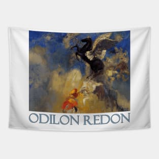 The Black Pegasus (1909) by Odilon Redon Tapestry