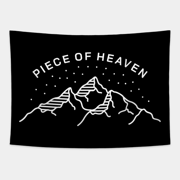 Piece of Heaven Tapestry by VEKTORKITA
