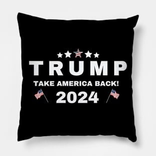 Donald Trump Take America Back Election 2024- The Return Pillow