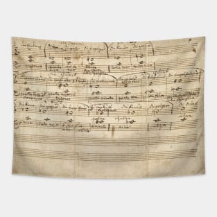 Mozart | Original manuscript | First musical composition | 1 of 4 Tapestry