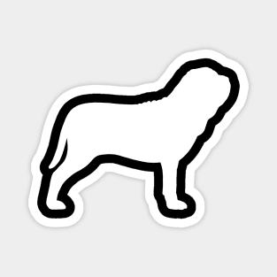 Neapolitan Mastiff Silhouette Magnet