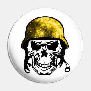 Army Space Skull Pin