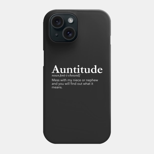 Auntitude Phone Case by Bubsart78