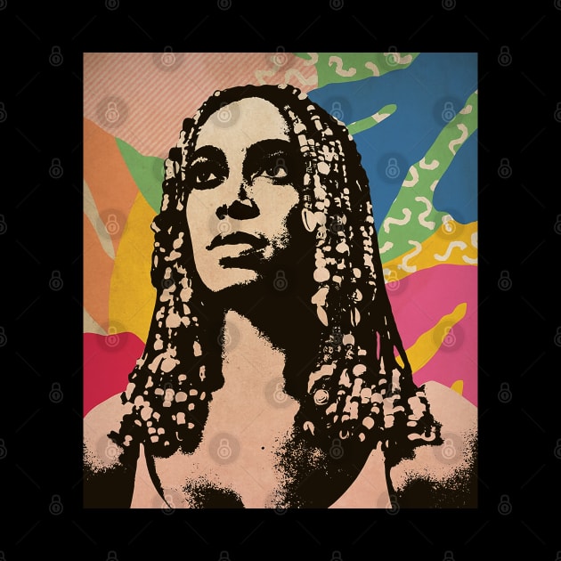 Vintage Poster - Solange Knowles Style by Pickle Pickle