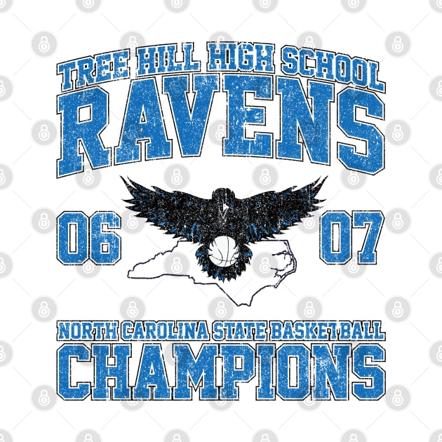 THHS Ravens State Basketball Champions (Variant) by huckblade