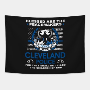 Cleveland Police Police  – Blessed Are The PeaceMakers Tapestry