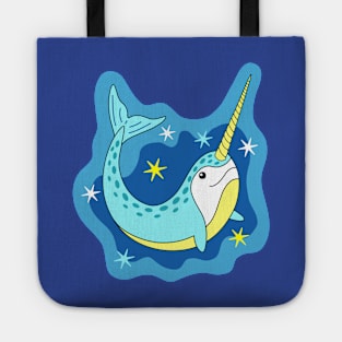 Narwhal Illustration Art Tote