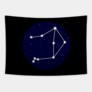 Libra Zodiac Constellation Tapestry