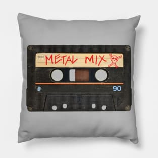 Vintage Metal Mix Tape Pillow
